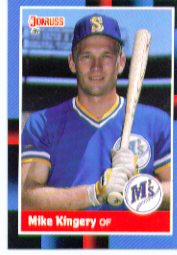 1988 Donruss Baseball Cards    322     Mike Kingery